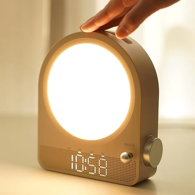 User-Friendly Vivilumens Sound Machine Alarm Clock Gentle Sunrise Wake Up Light Alarm Clock High-Quality