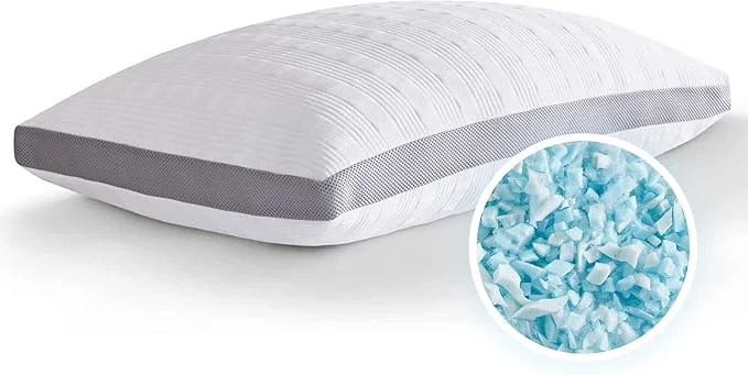 Elite Meoflaw Cooling King Size Bed Pillows Shredded Memory Foam Support Exclusive