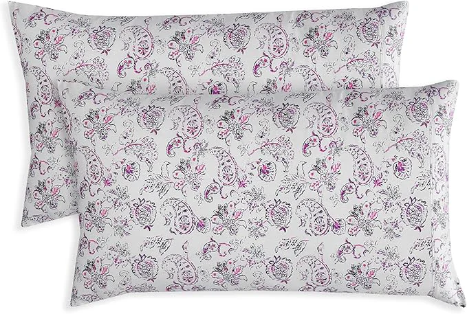 Specialty Elegant Comfort Paisley Pattern Pillowcase 1500 Premium Hotel Quality Prestigious