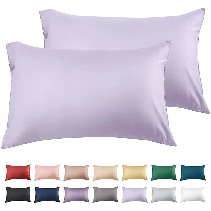 High-Quality Warmstar Cotton Pillow Cases King Size Set of 2 600 Thread Count Pillowcases Crafted