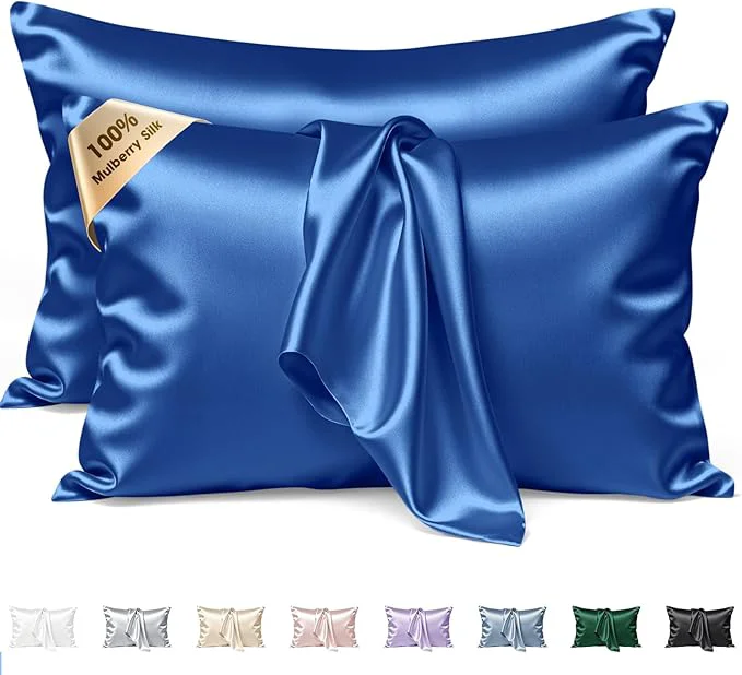 Smooth Silk Pillow Cases 2 Pack King Size Mulberry Silk Pillowcase Set of 2 Responsible