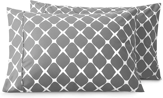 Sophisticated Elegant Comfort Luxury Ultra-Soft 2-Piece Pillowcase Set Next-Generation