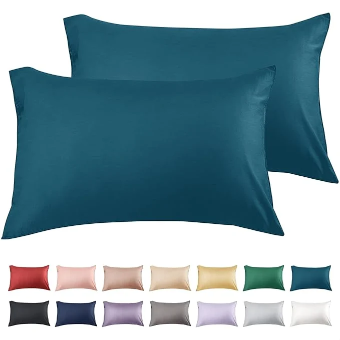 Detailed Warmstar Cotton Pillow Cases King Size Set of 2 600 Thread Count Pillowcases Durable