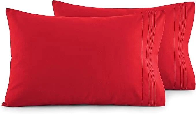 Sophisticated Elegant Comfort Luxury Ultra-Soft 2-Piece Pillowcase Set Fast