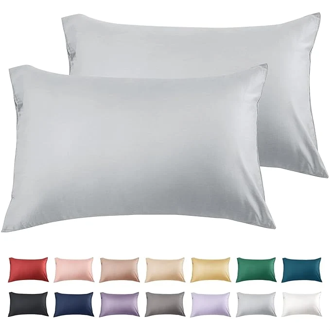 Classic Warmstar Cotton Pillow Cases King Size Set of 2 600 Thread Count Pillowcases Eco-Friendly