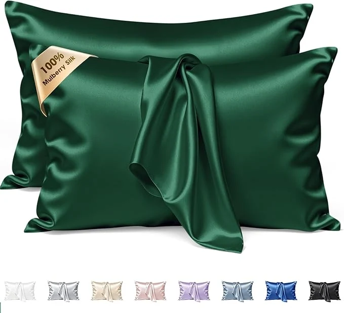 Specialty Silk Pillow Cases 2 Pack King Size Mulberry Silk Pillowcase Set of 2 Elite