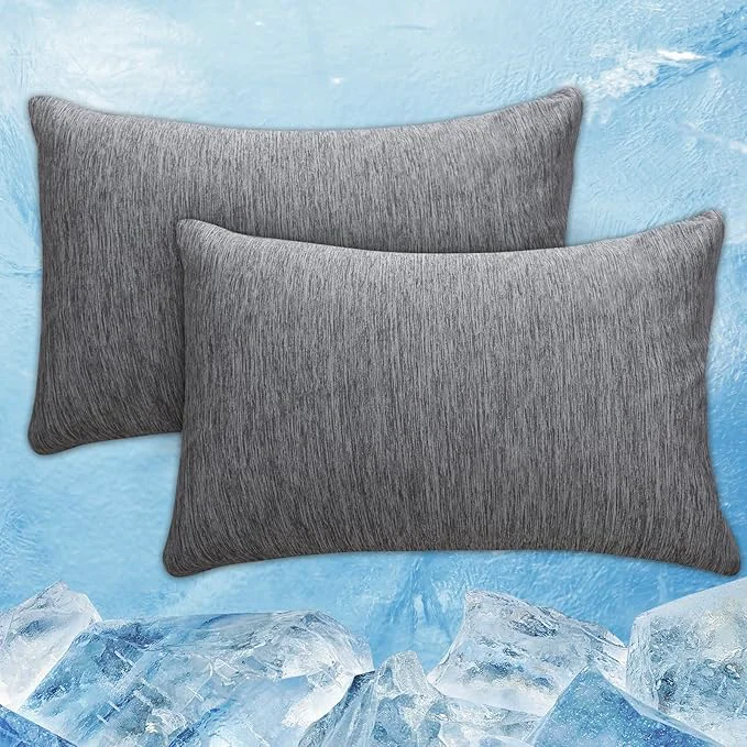 Reliable CHOSHOME Cooling Pillow Cases Zipper Pillow Covers Q-Max 0.45 Zippered Green