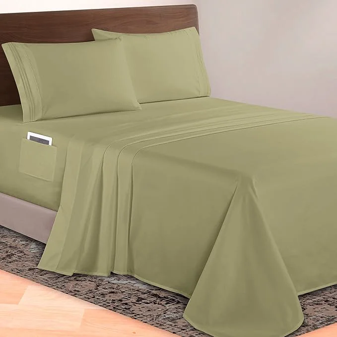 Specialty Elegant Comfort Luxurious 1500 Premium Hotel Quality Microfiber 4-Piece Sheet Crafted
