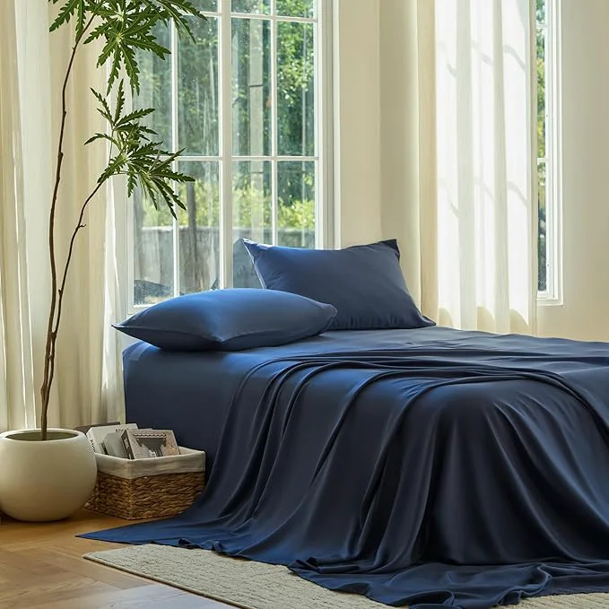 Efficient DOZ Sheet Set Viscose derived from Bamboo Organically Grown Buttery Soft Enhanced