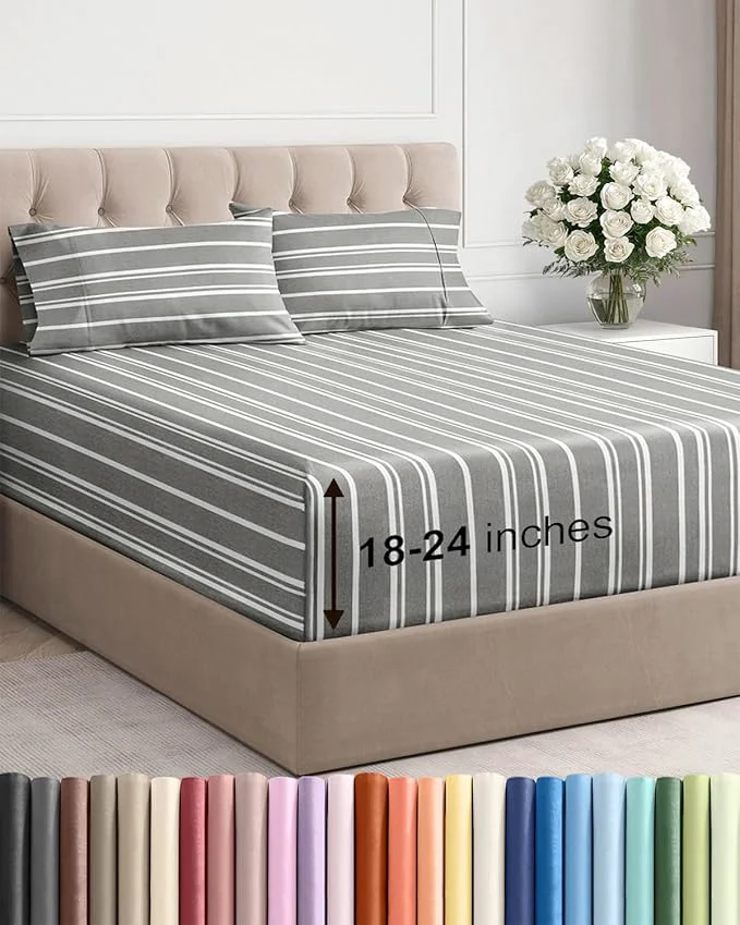 Soft Extra Deep Cal King Sheet Set Refined