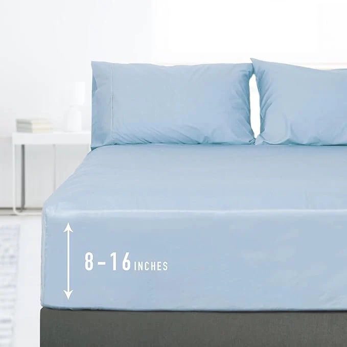 Excellent Sunflower Full Fitted Sheet 1-Piece Deep Pocket Fitted Bottom Sheet 16 Healthy