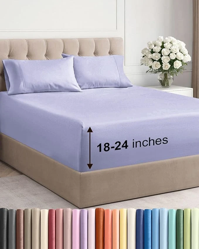Unique Extra Deep King Sheet Set High-End