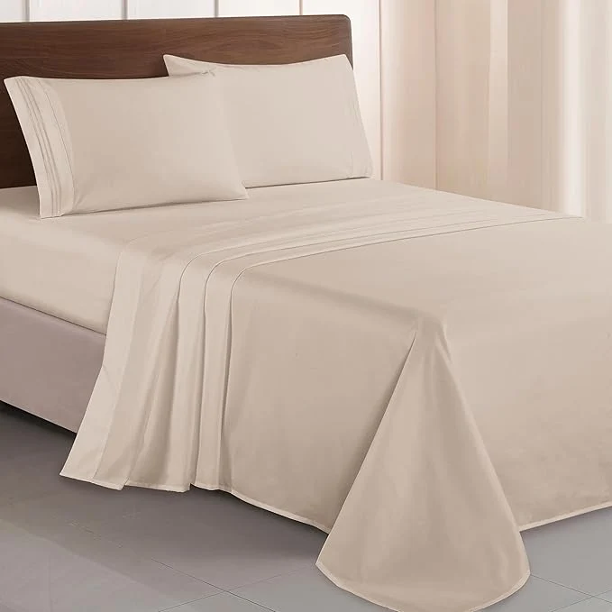 Eco-Friendly Elegant Comfort Luxurious 1500 Premium Hotel Quality Microfiber Three Line Top-Quality