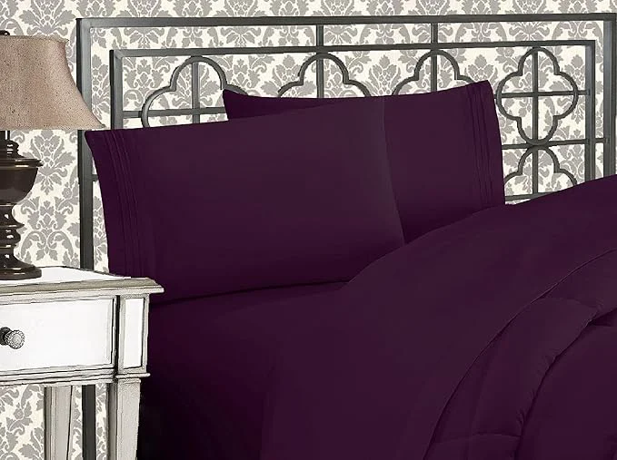 Fashionable Elegant Comfort Luxurious 1500 Premium Hotel Quality Microfiber Three Line High-Grade