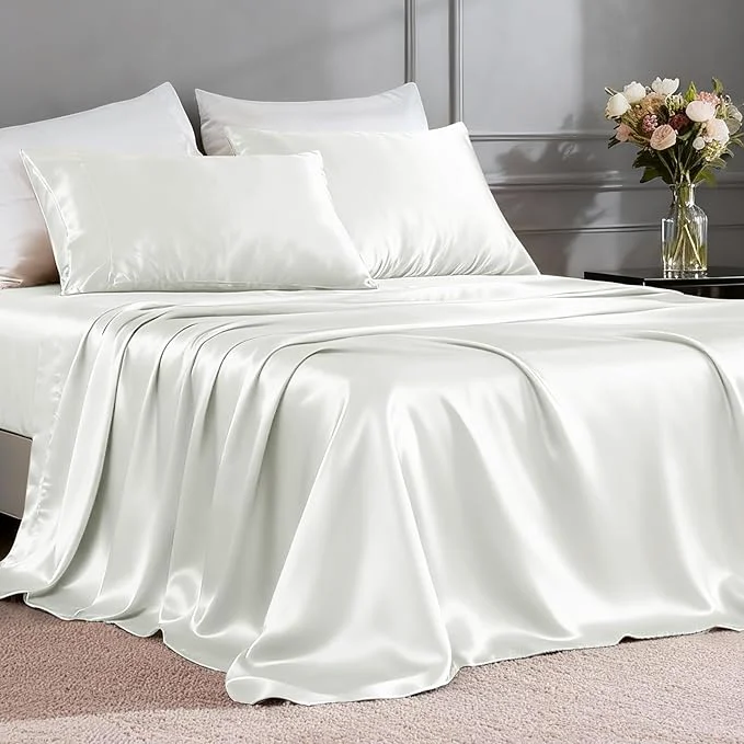 Effective FreshCulture Satin Sheets King Size Soft