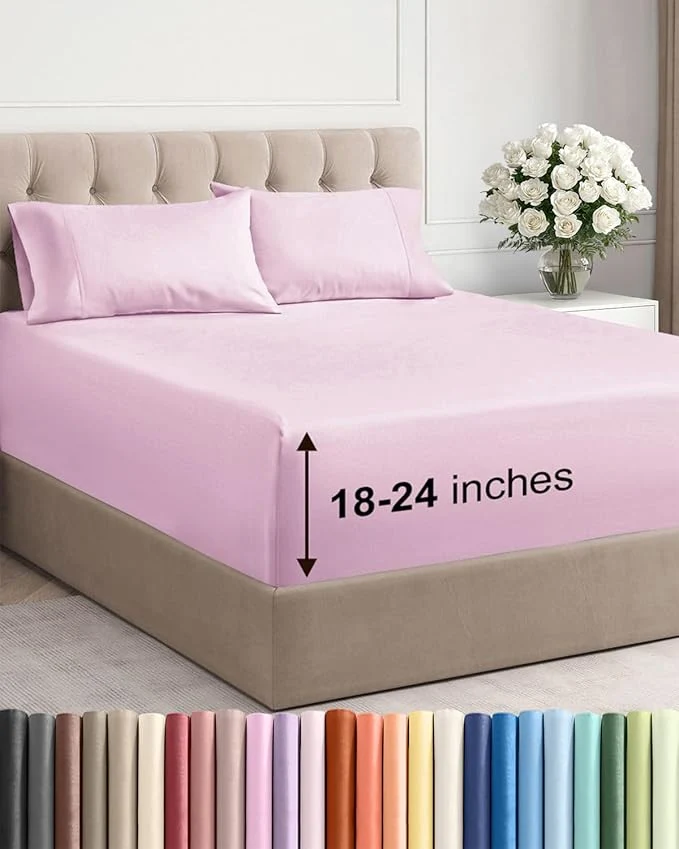 Healthy Extra Deep Cal King Sheet Set Reusable