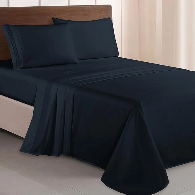 Natural Elegant Comfort Luxurious 1500 Premium Hotel Quality Microfiber Three Line Clean
