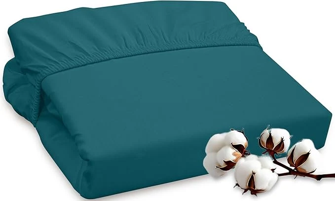 Casual ROYALE LINENS 300 Thread Count Long Staple Combed Cotton Fitted Sheet Twin Unique