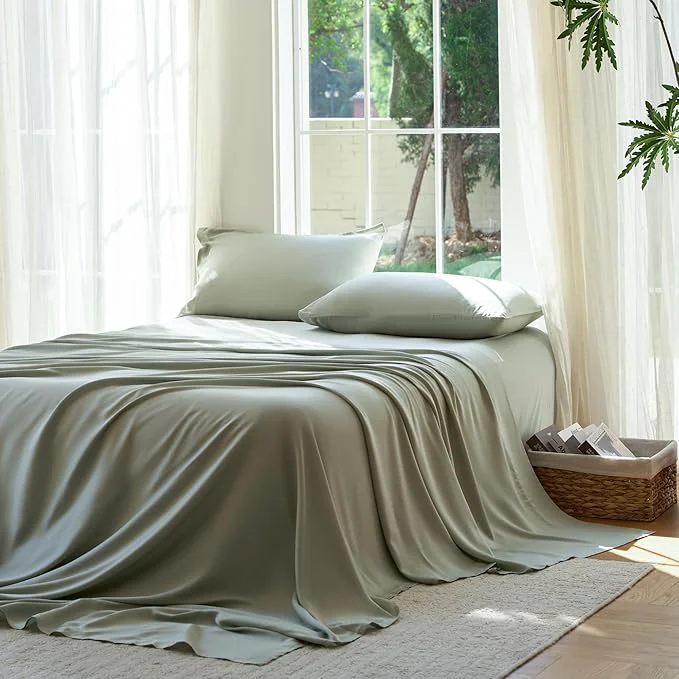 Fine DOZ Sheet Set Viscose derived from Bamboo Organically Grown Buttery Soft Innovative
