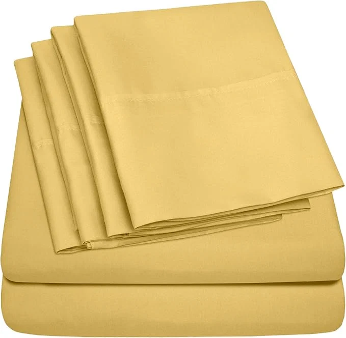 High-End Sweet Home Collection 6 Piece 1500 Supreme Collection Brushed Microfiber Deep Long-Lasting