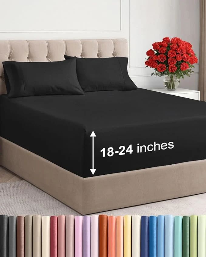 Selected Extra Deep Queen Sheet Set Smooth