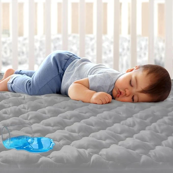 Modern Mini Crib Mattress Protector Sheets Fitted Waterproof Mini Crib Mattress Pad Traditional