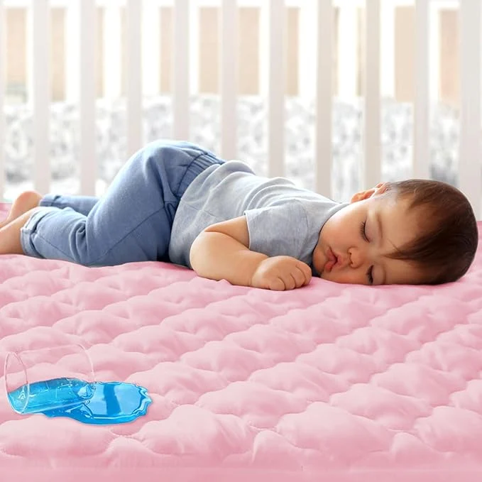 Easy-to-Use Mini Crib Mattress Protector Sheets Fitted Waterproof Mini Crib Mattress Pad Luxury