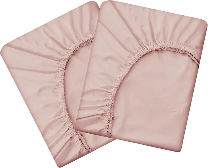 Specialty HBHLFZ King Fitted Sheet Only 2 Pack Soft Breathable Bottom Sheet Green
