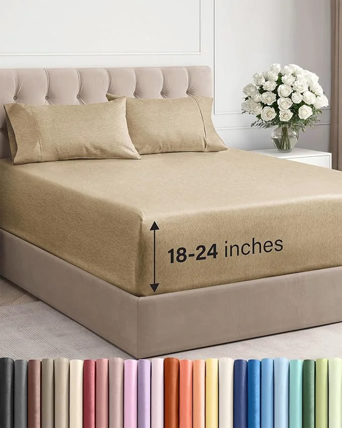 Quality Extra Deep Queen Sheet Set Artisan