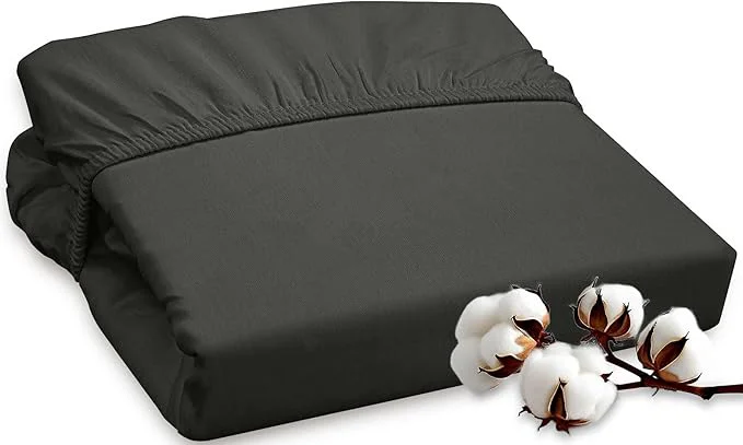 Practical ROYALE LINENS 300 Thread Count Long Staple Combed Cotton Fitted Sheet Twin Advanced