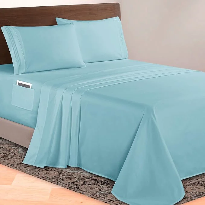 Elegant Comfort Luxurious 1500 Premium Hotel Quality Microfiber 4-Piece Sheet Stylish