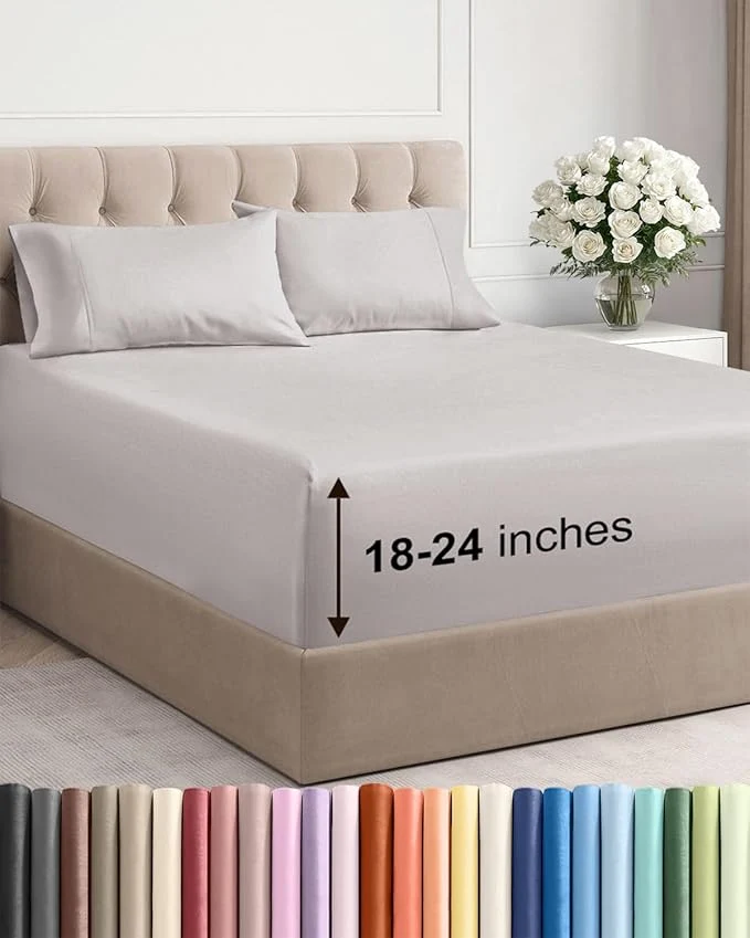 Sophisticated Extra Deep King Sheet Set High-Quality