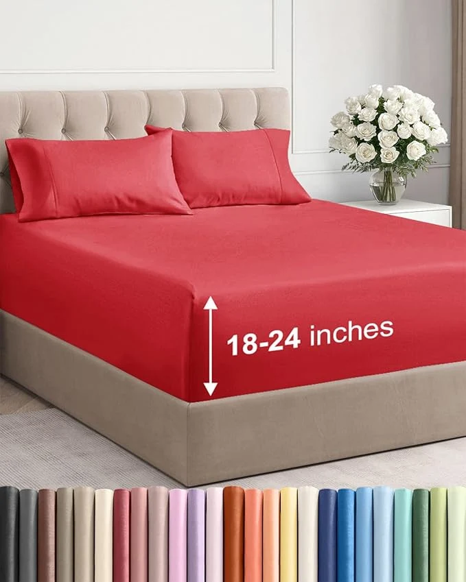 Trendy Extra Deep Full Sheet Set Expertly Made