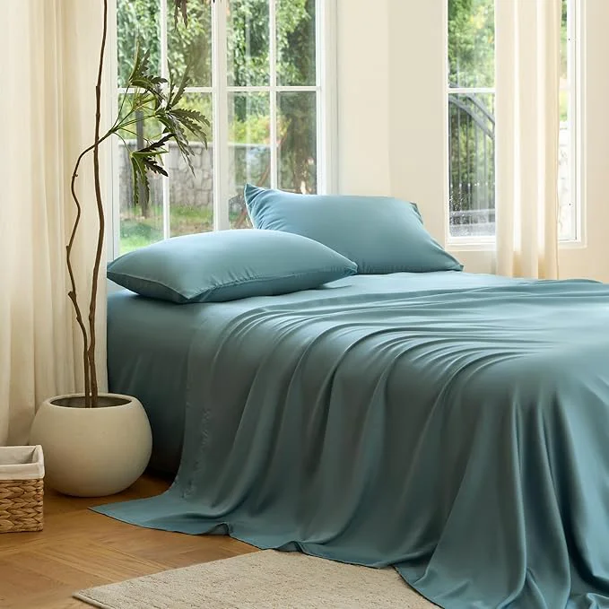 Verified DOZ Sheet Set Viscose derived from Bamboo Organically Grown Buttery Soft Innovative