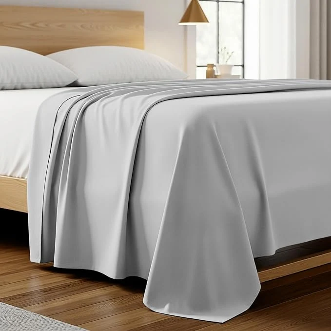 Healthy Mellanni Twin XL Size Flat Sheet Elite
