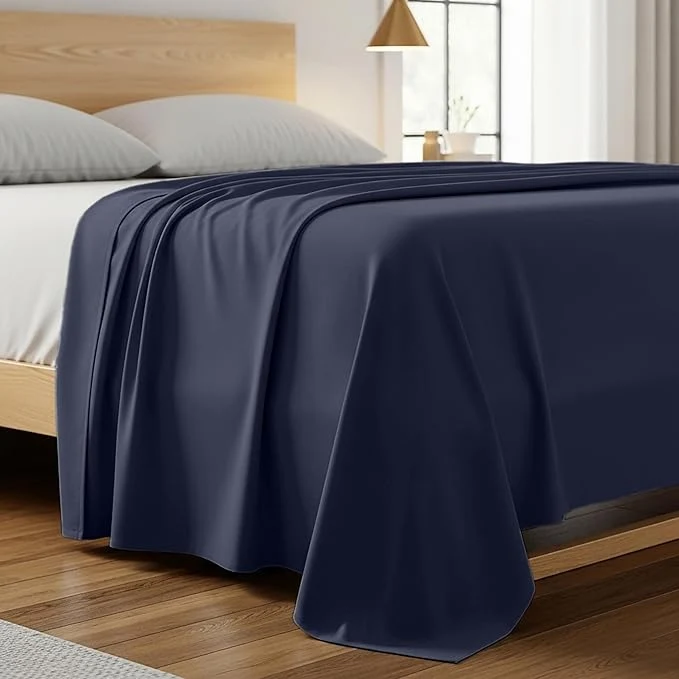 Verified Mellanni Twin Size Flat Sheet Sophisticated