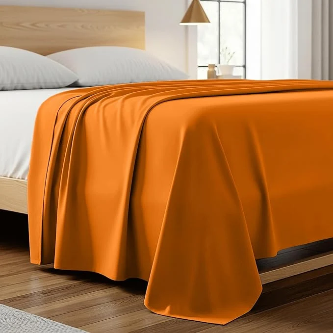 Relaxed Mellanni Twin XL Size Flat Sheet Stylish