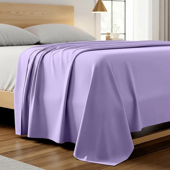 Convenient Mellanni California King Size Flat Sheet Optimized