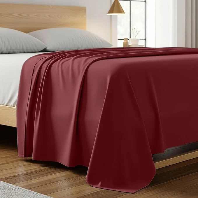 Soft Mellanni Twin Size Flat Sheet Dependable