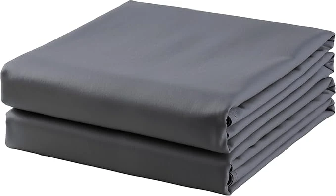 Original Design 2-Pack Cotton TwinXL Flat Sheet Only 600 Thread Count Egyptian Cotton Top Safe