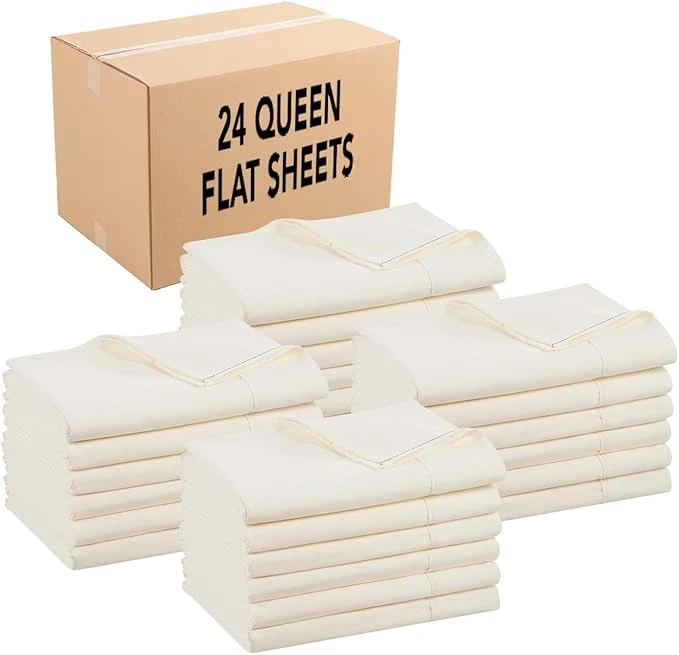 Advanced Arkwright Bulk Queen Flat Sheets Stylish