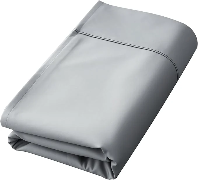Breathable Cotton Flat Sheets Only 600 TC Cotton Flat Sheet Top Sheet Only Full Soft