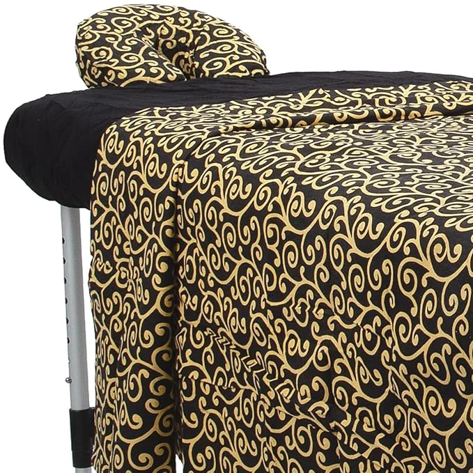 High-Quality ForPro Premium Designer Flannel 3-Piece Massage Sheet Set Carefully Designed