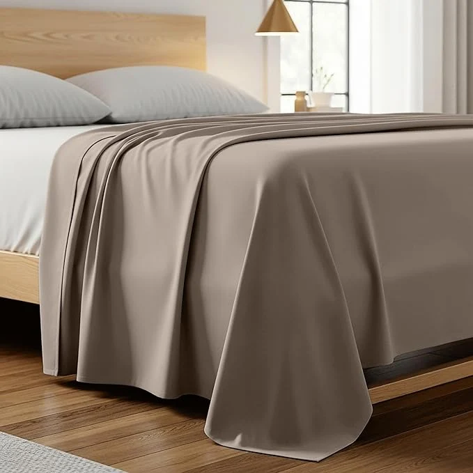 Refined Mellanni King Size Flat Sheet Selected