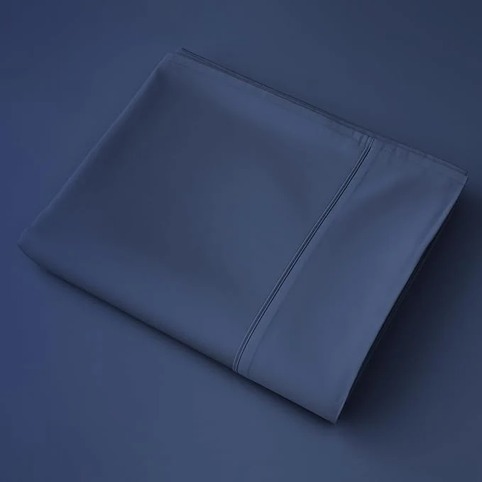 Fine Cotton Flat Sheets Only 600 TC Cotton Flat Sheet Top Sheet Only Queen Soft