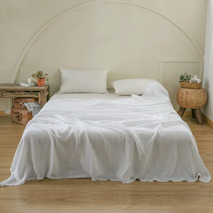 Advanced Simple Opulence French Linen Flat Sheet Versatile