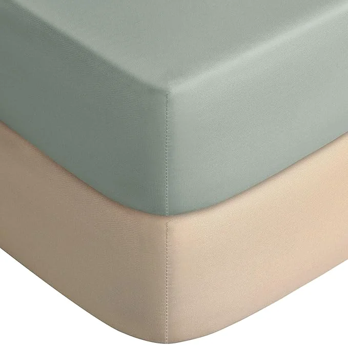 Carefully Designed Yoofoss Pack and Play Sheets Fitted Mini Crib Sheets 2-Pack Premium