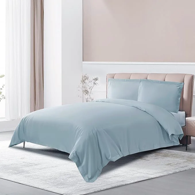 Fine Crafted THE COTTON SILK® Luxury Long-Staple Cotton Duvet Cover Set High-Performance