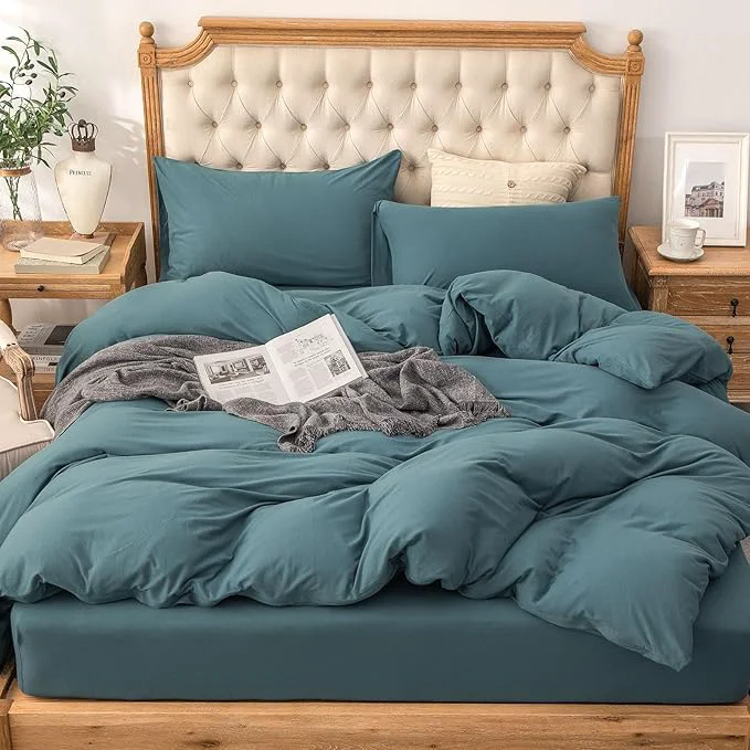 Sophisticated PURE ERA Jersey Knit Duvet Cover Set T-Shirt Cotton Super Soft Comfy 3pc Reliable