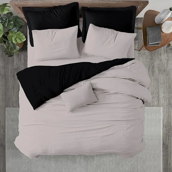 Exceptional Kotton Culture 3 Pc King Size Duvet Cover Set- Egyptian Cotton 600 Thread Specialty